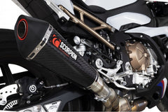 Scorpion Mufflers Serket Taper Slip-on, Carbon Fibre Sleeve (NON EU HOMOLOGATED) | RBM80CEO