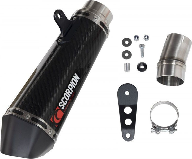 Scorpion Mufflers Serket Taper Slip-on, Carbon Fibre Sleeve (NON EU HOMOLOGATED) | RBM80CEO