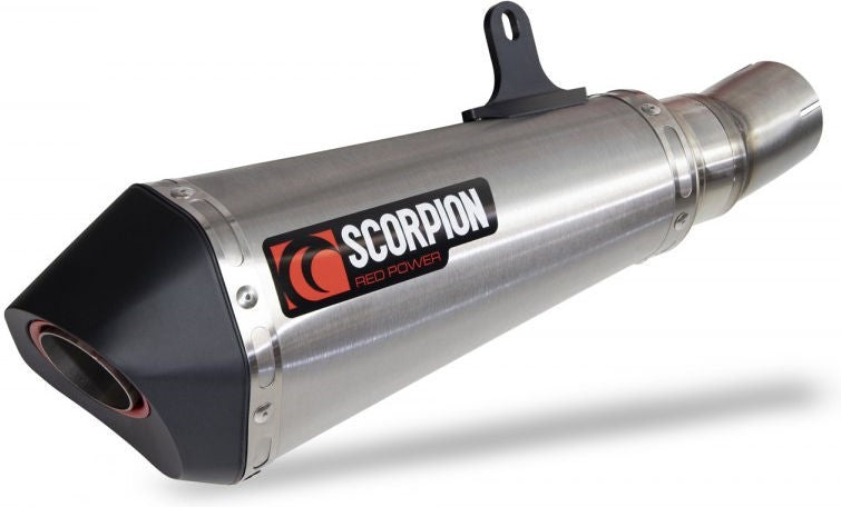 Scorpion Mufflers Serket Taper Slip-on, Brushed Stainless Steel Sleeve (NON EU HOMOLOGATED) | RBM80SEO