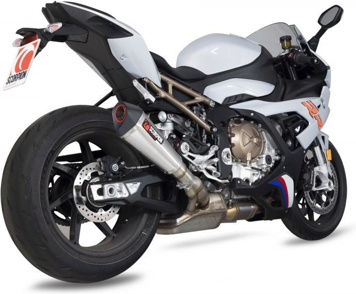 Scorpion Mufflers Serket Taper Slip-on, Brushed Stainless Steel Sleeve (NON EU HOMOLOGATED) | RBM80SEO
