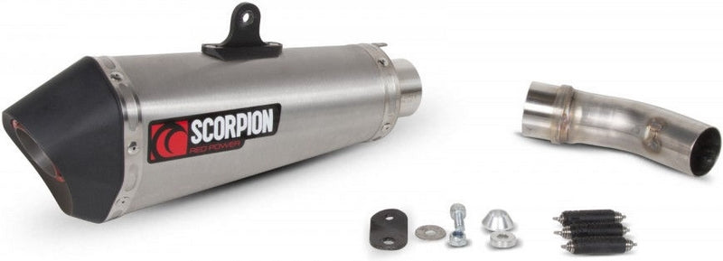 Scorpion Mufflers Serket Taper Slip-on Brushed Stainless Steel Sleeve | RDI62SEO