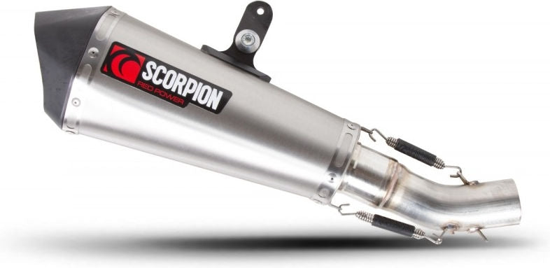 Scorpion Mufflers Serket Taper Slip-on Brushed Stainless Steel Sleeve | RDI62SEO