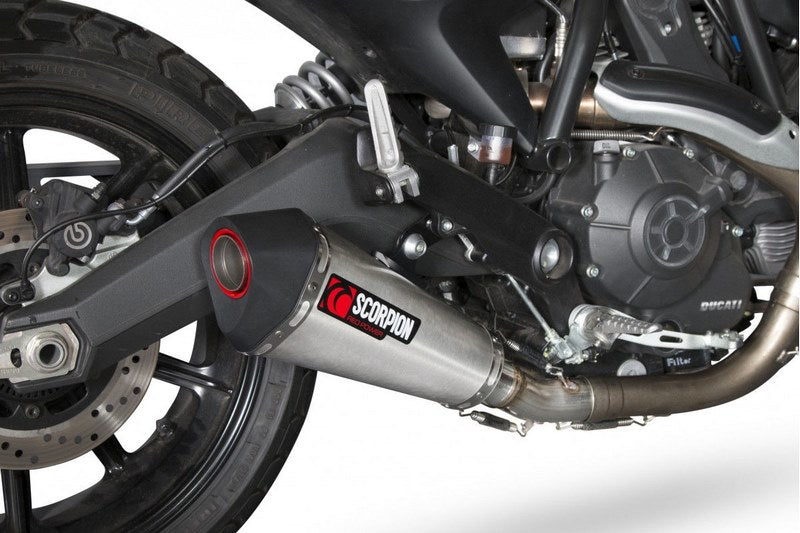 Scorpion Mufflers Serket Taper Slip-on Brushed Stainless Steel Sleeve | RDI62SEO