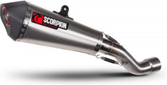 Scorpion Mufflers Serket Taper Slip-on. Removes Factory Catalyst. Brushed Stainless Steel Sleeve | RDI66SEO