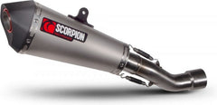 Scorpion Mufflers Serket Taper Slip-on. Removes Factory Catalyst. Titanium Sleeve | RDI66TEO