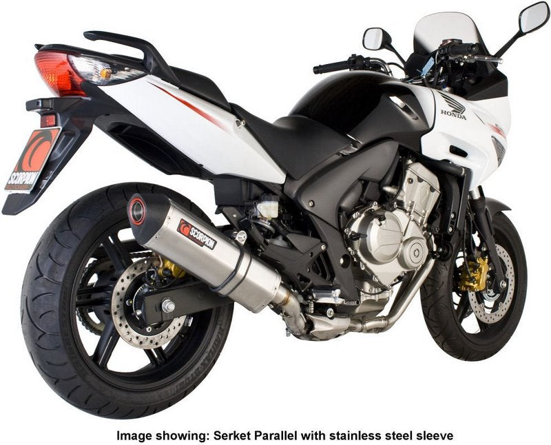 Scorpion Mufflers Serket Parallel Slip-on Titanium Sleeve | RHA100TEO