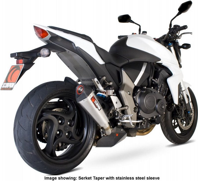 Scorpion Mufflers Serket Taper Slip-on Titanium Sleeve | RHA101TEO