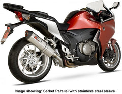 Scorpion Mufflers Serket Parallel Slip-on Carbon Fibre Sleeve (fits to models with no panniers) | RHA104CEO
