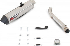 Scorpion Mufflers Serket Parallel Slip-on Brushed Stainless Steel Sleeve (fits to models with no panniers) | RHA104SEO
