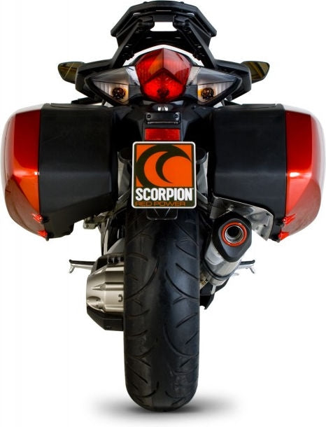 Scorpion Mufflers Serket Parallel Slip-on Brushed Stainless Steel Sleeve (fits to models with panniers) | RHA105SEO