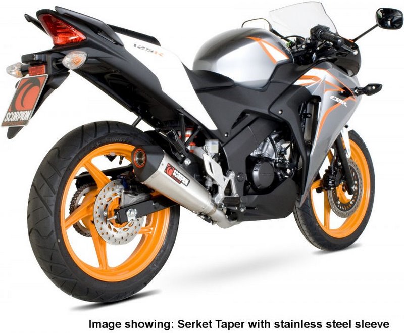 Scorpion Mufflers Serket Taper Full System Titanium Sleeve | RHA151TEO