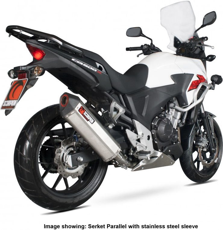 Scorpion Mufflers Serket Parallel Slip-on Titanium Sleeve | RHA160TEO