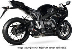 Scorpion Mufflers Serket Taper Slip-on Brushed Stainless Steel Sleeve. Does not fit US or Japanese models. | RHA162SEO