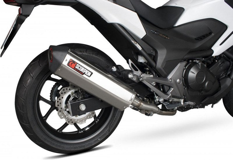 Scorpion Mufflers Serket Parallel Slip-on Brushed Stainless Steel Sleeve | RHA163SEO