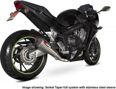 Scorpion Mufflers Serket Taper Full System Titanium Sleeve | RHA165SYSTEO