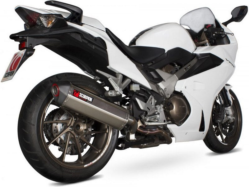 Scorpion Mufflers Serket Parallel Slip-on Brushed Stainless Steel Sleeve | RHA168SEO