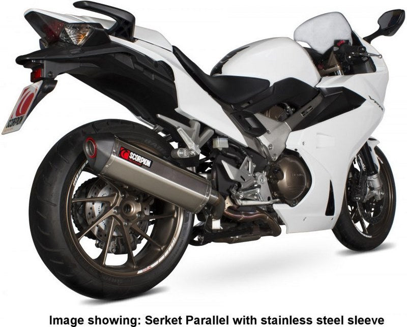 Scorpion Mufflers Serket Parallel Slip-on Titanium Sleeve | RHA168TEO