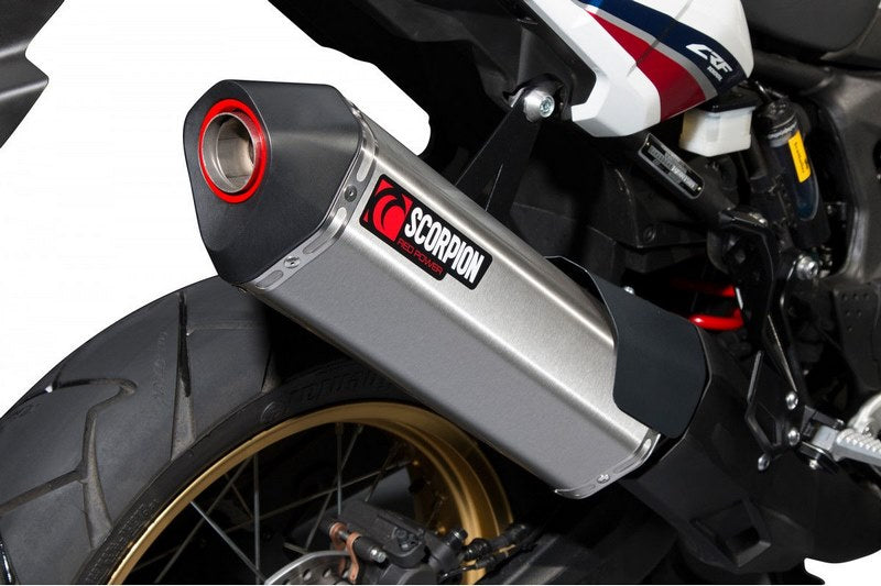 Scorpion Mufflers Serket Parallel Slip-on Brushed Stainless Steel Sleeve | RHA173SEO