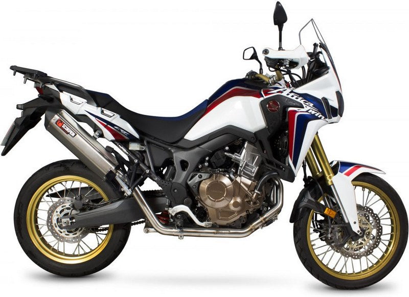 Scorpion Mufflers Serket Parallel Full System Brushed Stainless Steel Sleeve | RHA173SYSSEO