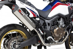 Scorpion Mufflers Serket Parallel Full System Brushed Stainless Steel Sleeve | RHA173SYSSEO