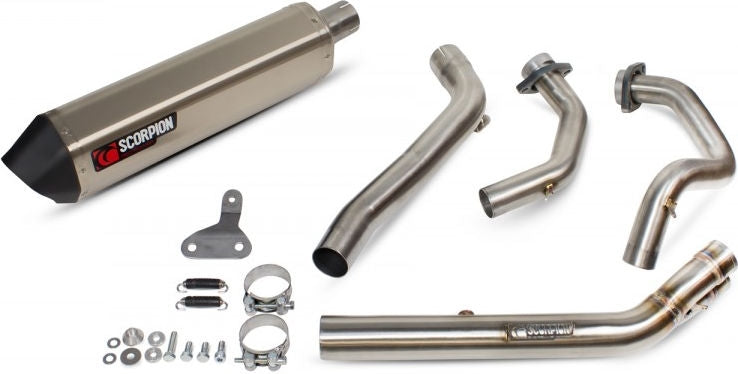 Scorpion Mufflers Serket Parallel Full System Titanium Sleeve | RHA173SYSTEO
