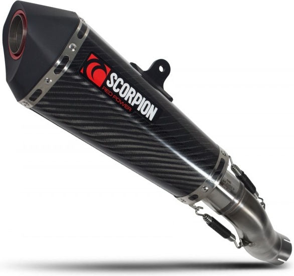 Scorpion Mufflers Serket Taper Slip-on Carbon Fibre Sleeve | RHA176CEO