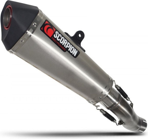 Scorpion Mufflers Serket Taper Slip-on Brushed Stainless Steel Sleeve | RHA176SEO