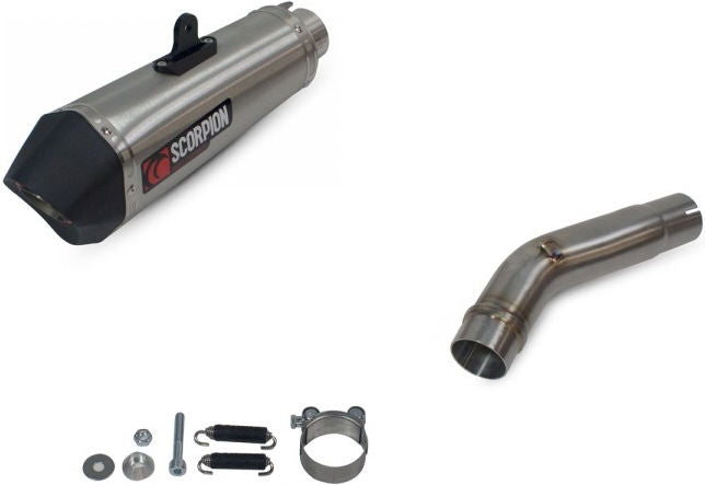 Scorpion Mufflers Serket Taper Slip-on Brushed Stainless Steel Sleeve | RHA177SEO
