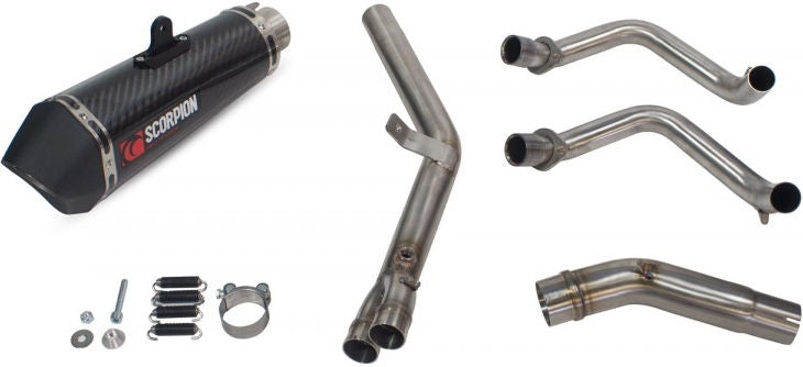 Scorpion Mufflers Serket Taper Full System Carbon Fibre Sleeve | RHA177SYSCEO