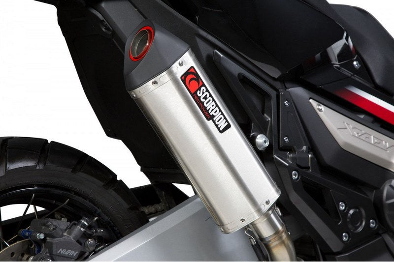 Scorpion Mufflers Serket Parallel Slip-on Brushed Stainless Steel Sleeve | RHA178SEO