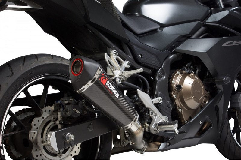 Scorpion Mufflers Serket Taper Slip-on Carbon Fibre Sleeve | RHA180CEO