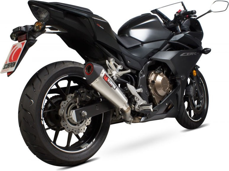 Scorpion Mufflers Serket Taper Slip-on Brushed Stainless Steel Sleeve | RHA180SEO