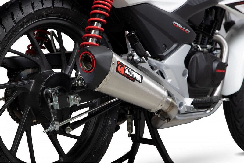 Scorpion Mufflers Serket Taper Full System Brushed Stainless Steel Sleeve (NON EU HOMOLOGATED) | RHA182SYSSEO