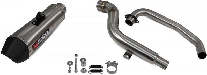 Scorpion Mufflers Serket Taper Full System Brushed Stainless Steel Sleeve (NON EU HOMOLOGATED) | RHA182SYSSEO