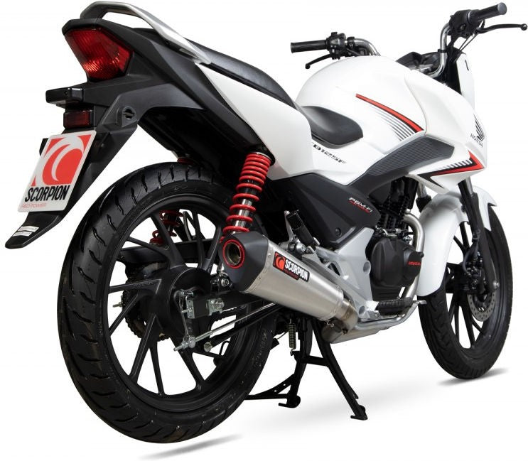 Scorpion Mufflers Serket Taper Full System Brushed Stainless Steel Sleeve (NON EU HOMOLOGATED) | RHA182SYSSEO