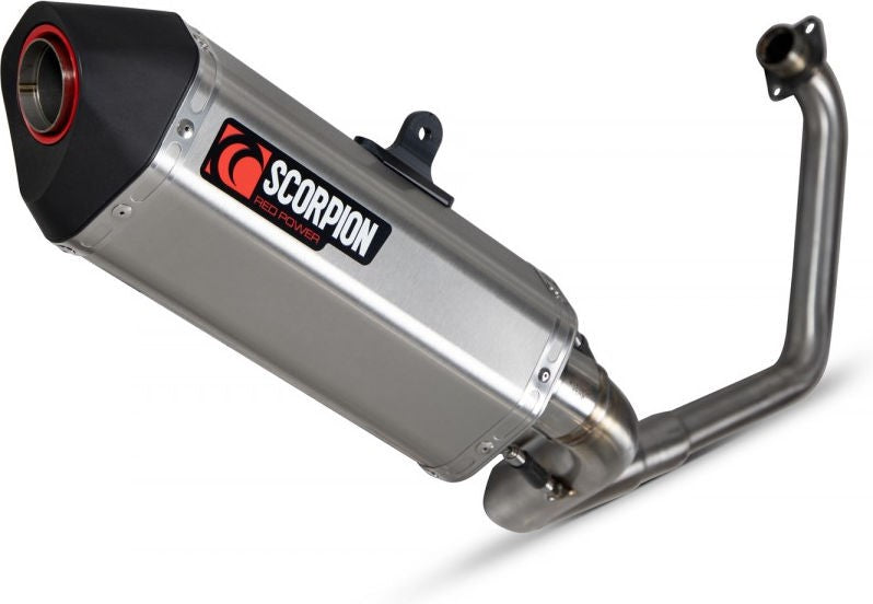 Scorpion Mufflers Serket Parallel Full System Brushed Stainless Steel Sleeve (NON EU HOMOLOGATED) | RHA183SYSSEO