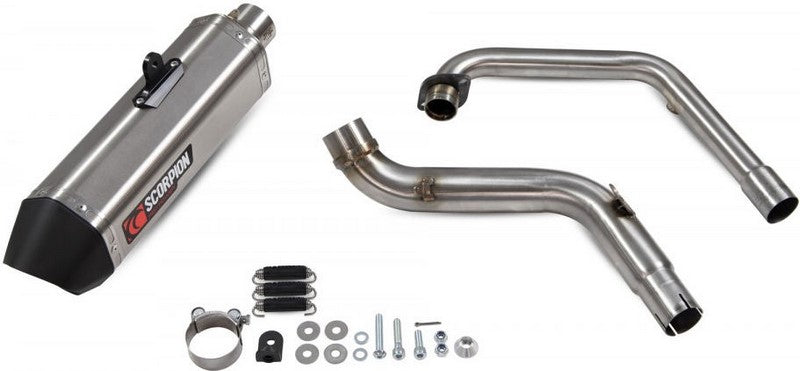 Scorpion Mufflers Serket Parallel Full System Brushed Stainless Steel Sleeve (NON EU HOMOLOGATED) | RHA183SYSSEO