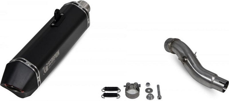 Scorpion Mufflers Serket Parallel Slip-on Black Ceramic Coated Sleeve (NON EU HOMOLOGATED) | RHA185BCER