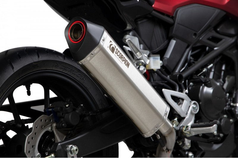Scorpion Mufflers Serket Parallel Slip-on Brushed Stainless Steel Sleeve (NON EU HOMOLOGATED) | RHA185SEO