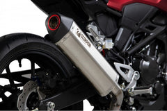 Scorpion Mufflers Serket Parallel Slip-on Brushed Stainless Steel Sleeve (NON EU HOMOLOGATED) | RHA185SEO