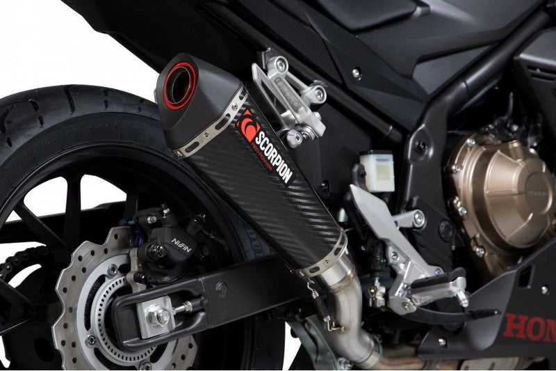 Scorpion Mufflers Serket Taper Slip-on Carbon Fibre Sleeve (NON EU HOMOLOGATED) | RHA186CEO