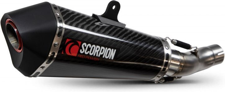 Scorpion Mufflers Serket Taper Slip-on Carbon Fibre Sleeve (NON EU HOMOLOGATED) | RHA186CEO