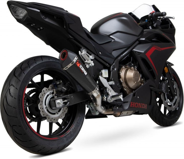 Scorpion Mufflers Serket Taper Slip-on Carbon Fibre Sleeve (NON EU HOMOLOGATED) | RHA186CEO