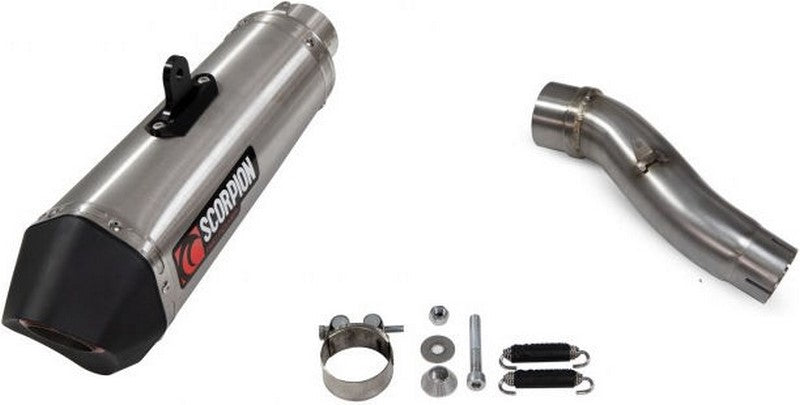 Scorpion Mufflers Serket Taper Slip-on Brushed Stainless Steel Sleeve | RHA186SEO