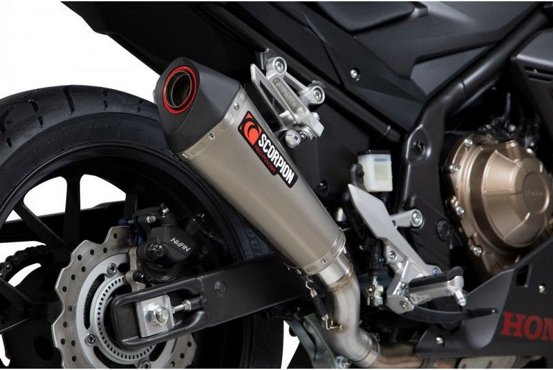 Scorpion Mufflers Serket Taper Slip-on Titanium Sleeve | RHA186TEO