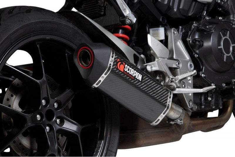 Scorpion Mufflers Serket Parallel Slip-on Carbon Fibre Sleeve (NON EU HOMOLOGATED) | RHA187CEO