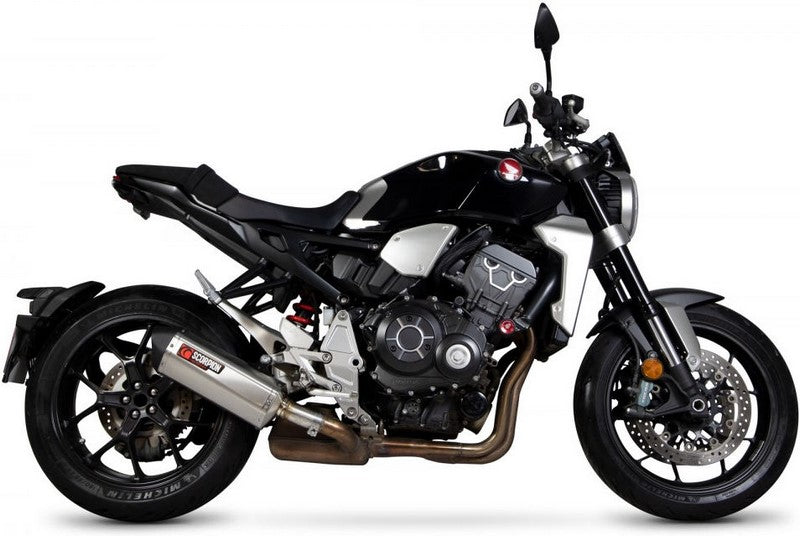 Scorpion Mufflers Serket Parallel Slip-on Brushed Stainless Steel Sleeve (NON EU HOMOLOGATED) | RHA187SEO