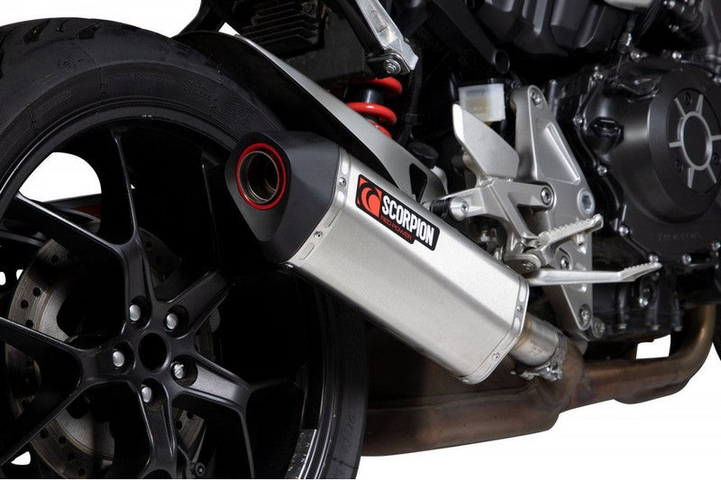 Scorpion Mufflers Serket Parallel Slip-on Brushed Stainless Steel Sleeve (NON EU HOMOLOGATED) | RHA187SEO