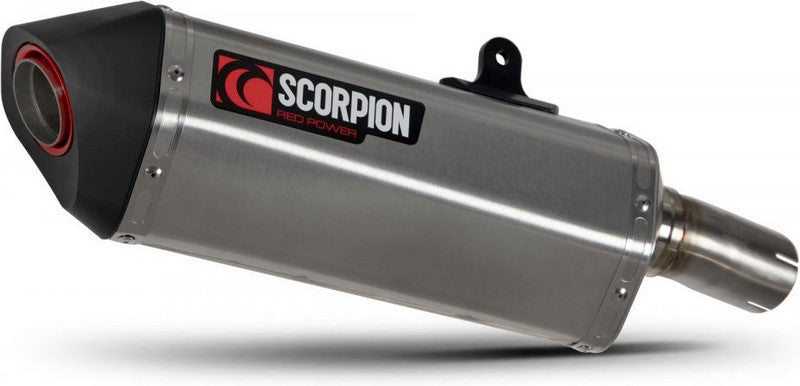 Scorpion Mufflers Serket Parallel Slip-on Brushed Stainless Steel Sleeve (NON EU HOMOLOGATED) | RHA187SEO