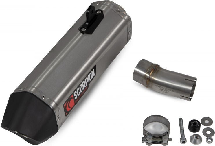 Scorpion Mufflers Serket Parallel Slip-on Brushed Stainless Steel Sleeve (NON EU HOMOLOGATED) | RHA187SEO